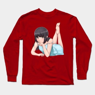 Captivating Anime Girl Long Sleeve T-Shirt